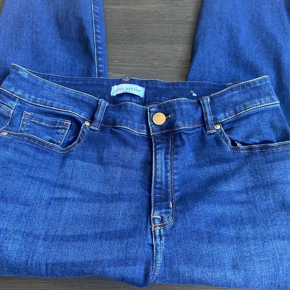 Lane Bryant Deep Blue Skinny Jeans - Picture 3 of 7